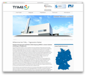 <a href='http://www.trima-kwkk.de' target='_blank'>www.trima-kwkk.de</a><br />Trigeneration Market - Kraft-Wärme-Kälte-Kopplung (KWKK) in urbanen Gebieten als Beitrag zur Energiewende<br />August 2015 - Technologie: netissimoCMS responsive<br /> (42/65)