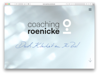 <a href="http://www.coaching-roenicke.de" target="_blank">www.coaching-roenicke.de</a><br />Coaching Roenicke<br />Gemeinschaftsproduktion mit Oliver Stumpf von <a href="http://www.pool-x.de" target="_blank">www.pool-x.de</a> <br />Februar 2019 - Technologie: netissimoCMS responsive (26/138)